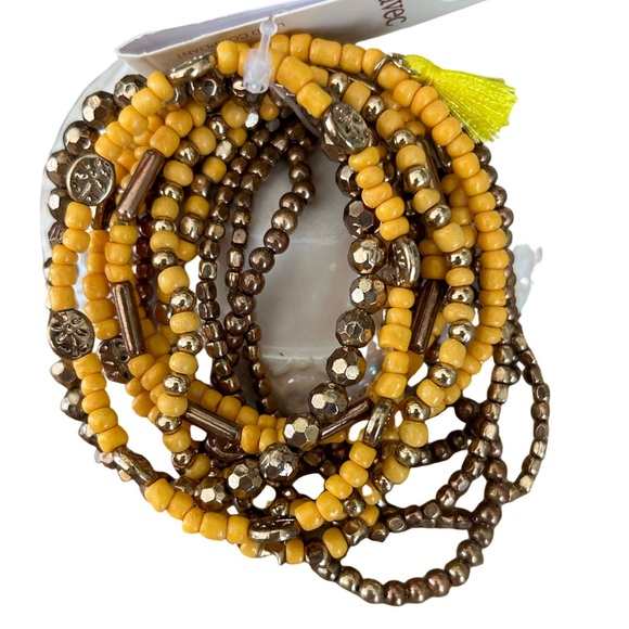 (18)🍁New🍁 Boho Beaded Tassel Stackable Bracelets - Picture 5 of 5